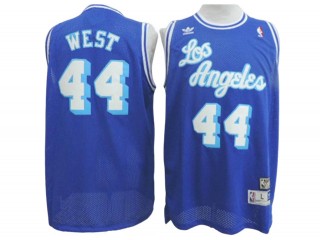 Los Angeles Lakers #44 Jerry West Blue Hardwood Classics Jersey