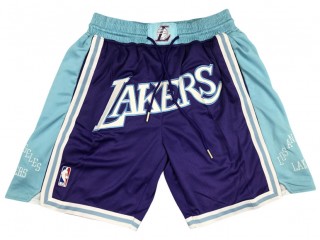 Los Angeles Lakers Purple City Edition Basketball Shorts