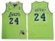 LA Lakers #24 Kobe Bryant Blue Hardwood Classic Jersey - Blue/White/Apple Green