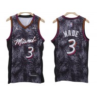 Miami Heat #3 Dwyane Wade Black Fashion Swingman Jersey