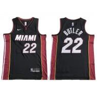 Miami Heat #22 Jimmy Butler Black Embroider Jersey