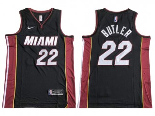 Miami Heat #22 Jimmy Butler Black Embroider Jersey