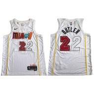 Miami Heat #22 Jimmy Butler White 2022/23 City Edition Embroider Jersey