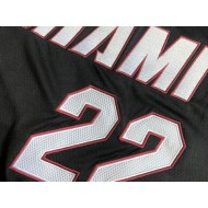 Miami Heat #22 Jimmy Butler Black Embroider Jersey