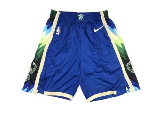 Milwaukee Bucks 2022/23 Blue City Edition Basketball Shorts