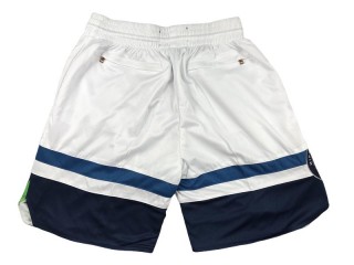 Minnesota Timberwolves White Shorts