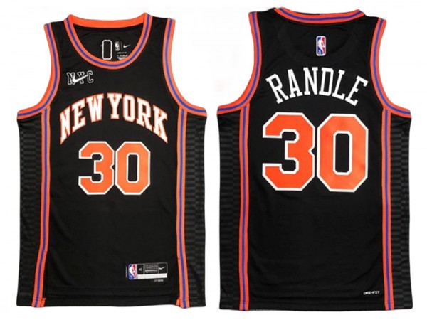 New York Knicks Black City Edition Fastbreak Replica Jersey