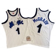 M&N Orlando Magic #1 Tracy McGrady White 2003/04 Hardwood Classics Jersey