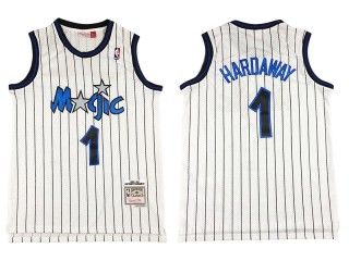 M&N Orlando Magic #1 Anfernee Hardaway White 1993/94 Hardwood Classics Jersey