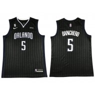 Orlando Magic #5 Paolo Banchero 2022/23 Black City Edition Swingman Jersey