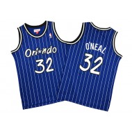 M&N Orlando Magic #32 Shaquille O'Neal Blue 1994/95 Hardwood Classics Jersey