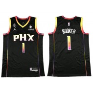 Phoenix Suns #1 Devin Booker 2023 Black Swingman Jersey