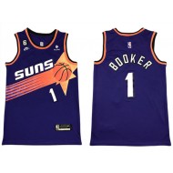 Phoenix Suns #1 Devin Booker 2022/23 Purple Classic Edition Swingman Jersey