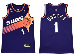 Phoenix Suns #1 Devin Booker 2022/23 Purple Classic Edition Swingman Jersey