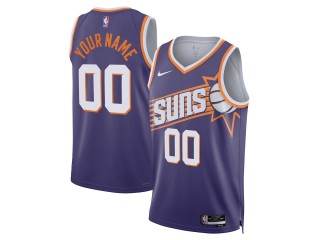 Custom Phoenix Suns Purple 2023/24 Swingman Jersey