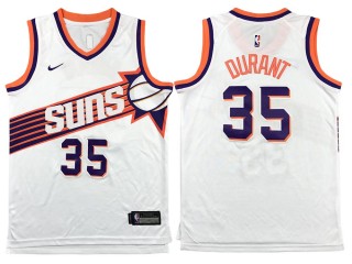 Phoenix Suns #35 Kevin Durant White 2023/24 Swingman Jersey