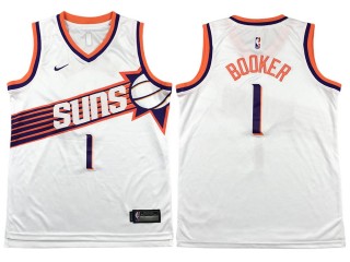 Phoenix Suns #1 Devin Booker White 2023/24 Swingman Jersey