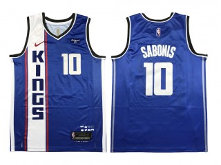 Sacramento Kings #10 Domantas Sabonis Blue 2023/24 City Edition Swingman Jersey