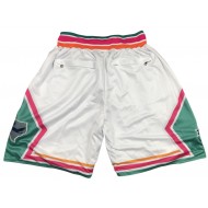 San Antonio Spurs White City Edition Basketball Shorts