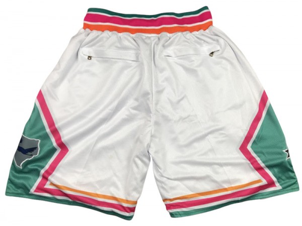 San Antonio Spurs White City Edition Basketball Shorts