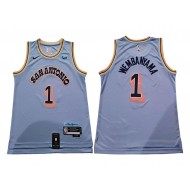 San Antonio Spurs #1 Victor Wembanyama Light Blue 2024/25 City Edition Jersey