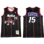 M&N Toronto Raptors #15 Vince Carter Black 1998/99 Hardwood Classics Jersey