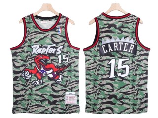 M&N Toronto Raptors #15 Vince Carter Camo 1996/97 Hardwood Classics Jersey