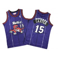 M&N Toronto Raptors #15 Vince Carter Purple 1998/99 Throwback Jersey