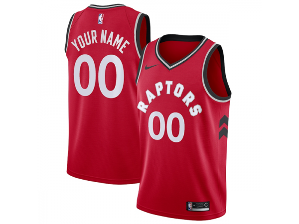 Custom Toronto Raptors Red Swingman Jersey