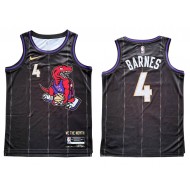 Toronto Raptors #4 Scottie Barnes Black 2024/25 City Edition Swingman Jersey