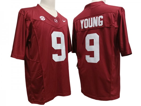 Alabama Crimson Tide #9 Bryce Young Red Vapor F.U.S.E. Limited Jersey