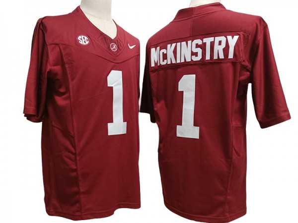 Alabama Crimson Tide #1 Kool-Aid McKinstry Red Vapor F.U.S.E. Limited Jersey