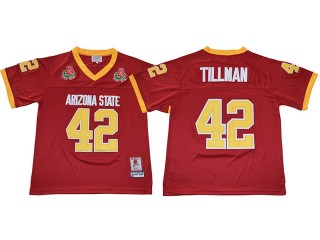 Arizona State Sun Devils #42 Pat Tillman Red Football Jersey