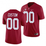 Custom Alabama Crimson Tide Red Football Jersey