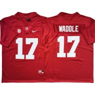 Alabama Crimson Tide #17 Jaylen Waddle Red Football Jersey