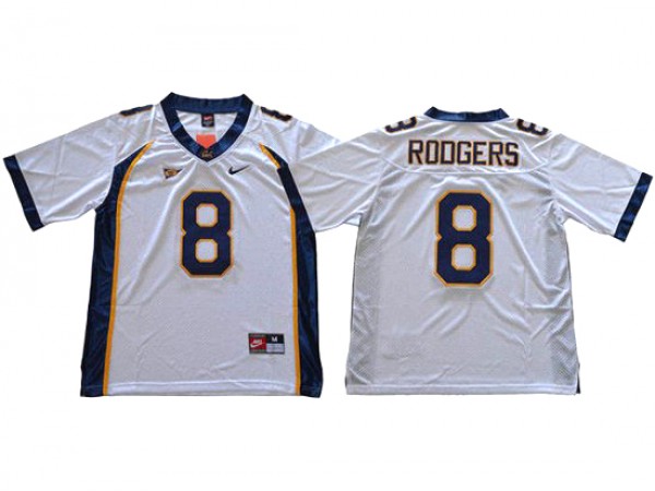 California Golden Bears #8 Aaron Rodgers White Football Jersey