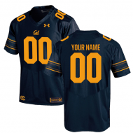 Custom California Golden Bears Navy Football Jersey