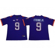 Clemson Tigers #9 Travis Etienne Jr. Purple Football Jersey