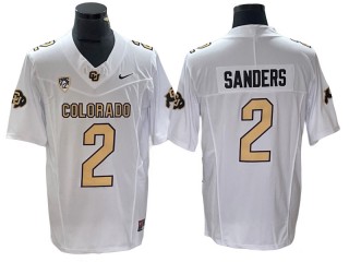 Colorado Buffaloes #2 Shedeur Sanders White Vapor F.U.S.E. Limited Jersey