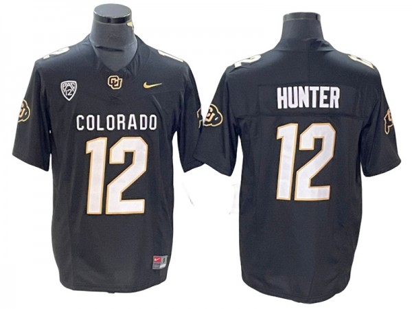 Colorado Buffaloes #12 Travis Hunter Black Vapor F.U.S.E. Limited Jersey