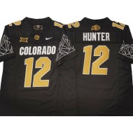 Colorado Buffaloes #12 Travis Hunter Black/Gold Vapor F.U.S.E. Limited Jersey