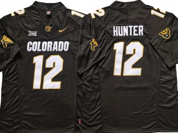 Colorado Buffaloes #12 Travis Hunter Black Vapor F.U.S.E. Limited Jersey