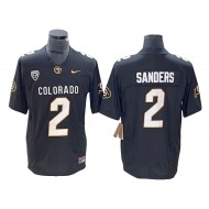 Colorado Buffaloes #2 Shedeur Sanders Black Vapor F.U.S.E. Limited Jersey