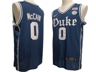 Duke Blue Devil #0 Jared McCain Navy Basketball Jersey