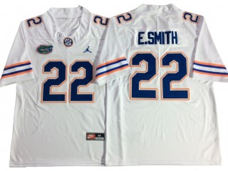 Florida Gators #22 Emmitt Smith White Football Jersey