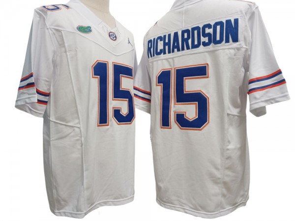 Florida Gators #15 Anthony Richardson White Vapor F.U.S.E. Limited Jersey