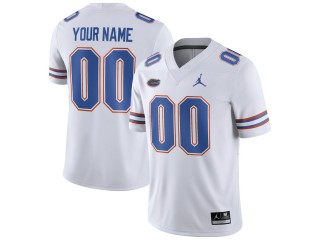 Custom Florida Gators White Football Jersey