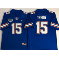 Florida Gators #15 Tim Tebow Blue Football Jersey