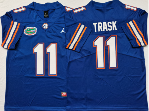 Florida Gators #11 Kyle Trask Blue Football Jersey