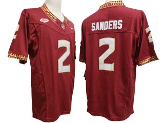 Florida State Seminoles #2 Deion Sanders Red Vapor F.U.S.E. Limited Jersey